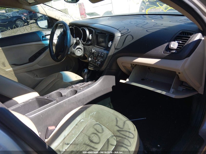 2011 Kia Optima VIN KNAGM4A72B5132816 IAAI salvage auction — FRONT END, Bill Of Sale (New York), sold $450 on 2026-07-14 (photo 5)