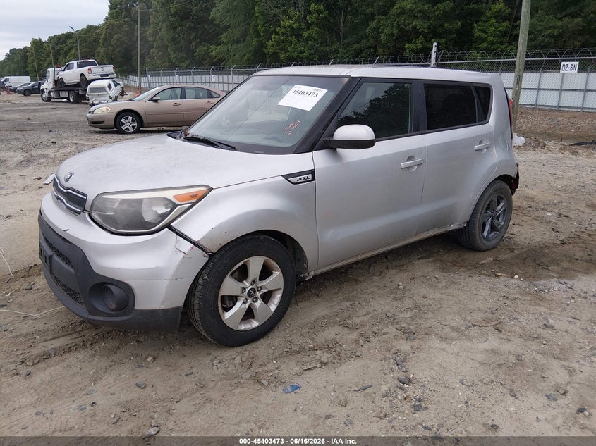 2017 Kia Soul VIN KNDJN2A28H7461158 IAAI salvage auction — NORMAL WEAR, Clear (Georgia), sold $925 on 2026-07-23 (photo 2)