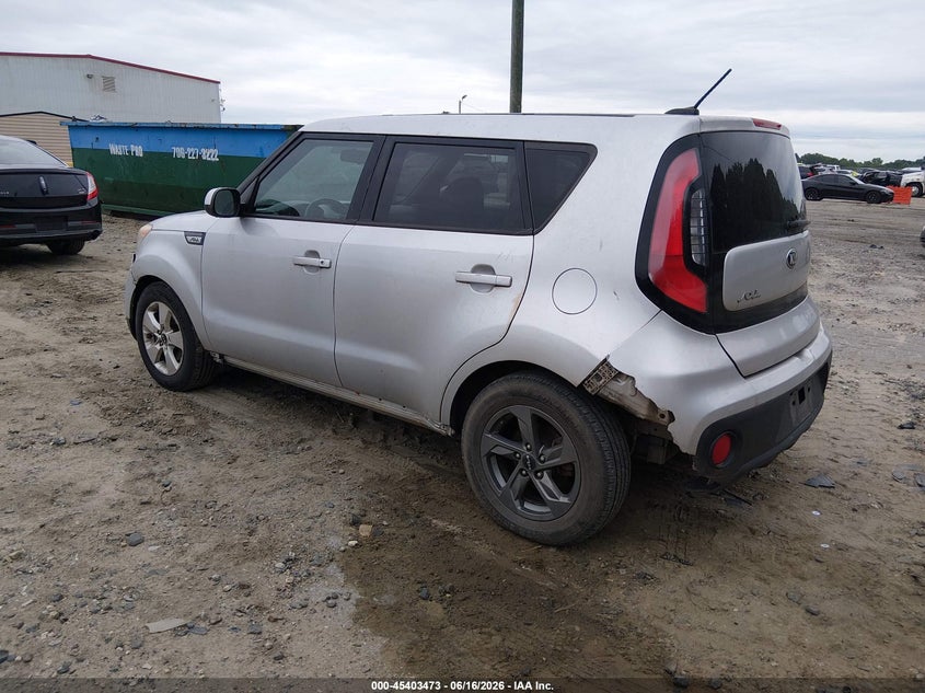 2017 Kia Soul VIN KNDJN2A28H7461158 IAAI salvage auction — NORMAL WEAR, Clear (Georgia), sold $925 on 2026-07-23 (photo 3)