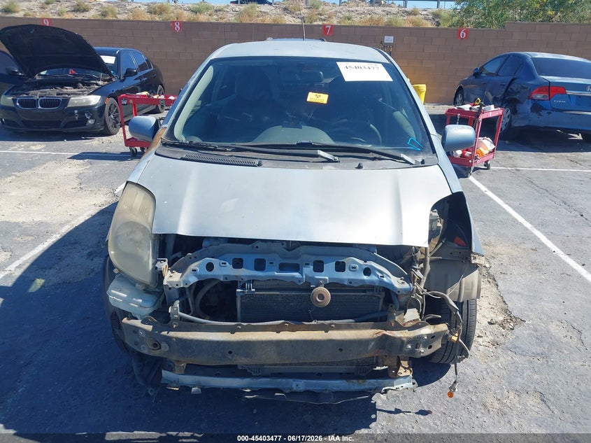 2008 Toyota Yaris VIN JTDJT903585194405 IAAI salvage auction — FRONT END, Salvage (California), sold $425 on 2026-07-15 (photo 6)