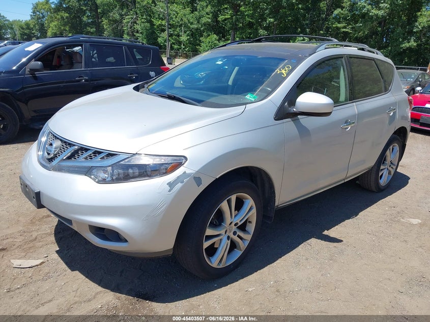 2011 Nissan Murano VIN JN8AZ1MW6BW176862 IAAI salvage auction — NORMAL WEAR, Clear (Virginia), sold $450 on 2026-07-15 (photo 2)