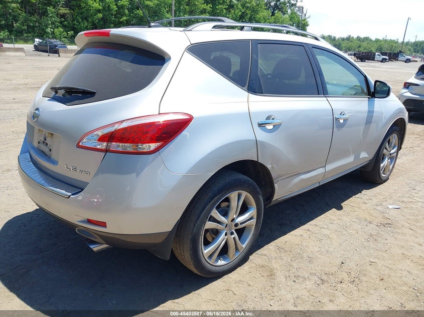 2011 Nissan Murano VIN JN8AZ1MW6BW176862 IAAI salvage auction — NORMAL WEAR, Clear (Virginia), sold $450 on 2026-07-15 (photo 4)