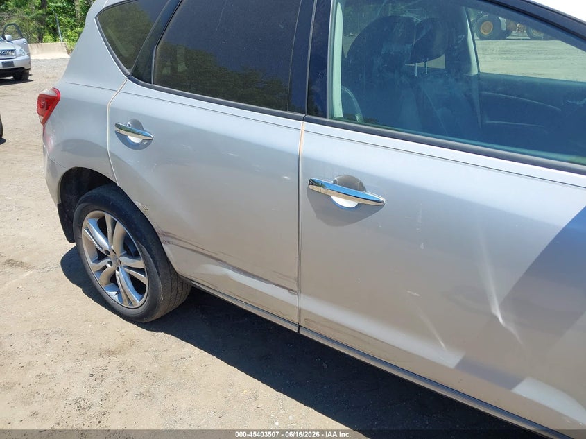 2011 Nissan Murano VIN JN8AZ1MW6BW176862 IAAI salvage auction — NORMAL WEAR, Clear (Virginia), sold $450 on 2026-07-15 (photo 6)