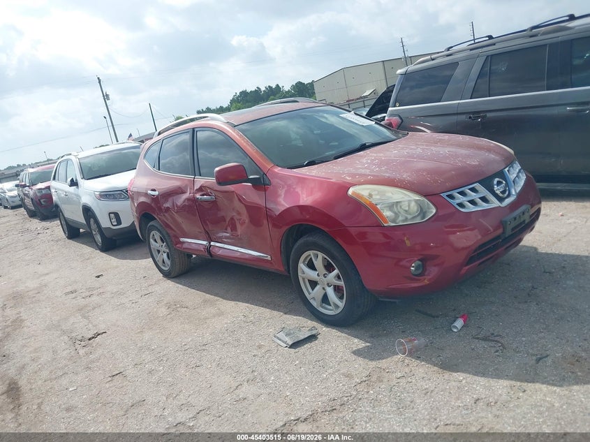 2011 Nissan Rogue VIN JN8AS5MT5BW167491 IAAI salvage auction — SIDE, Salvage (Texas), sold $325 on 2026-07-09 (photo 1)