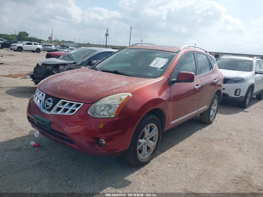 2011 Nissan Rogue VIN JN8AS5MT5BW167491 IAAI salvage auction — SIDE, Salvage (Texas), sold $325 on 2026-07-09 (photo 2)