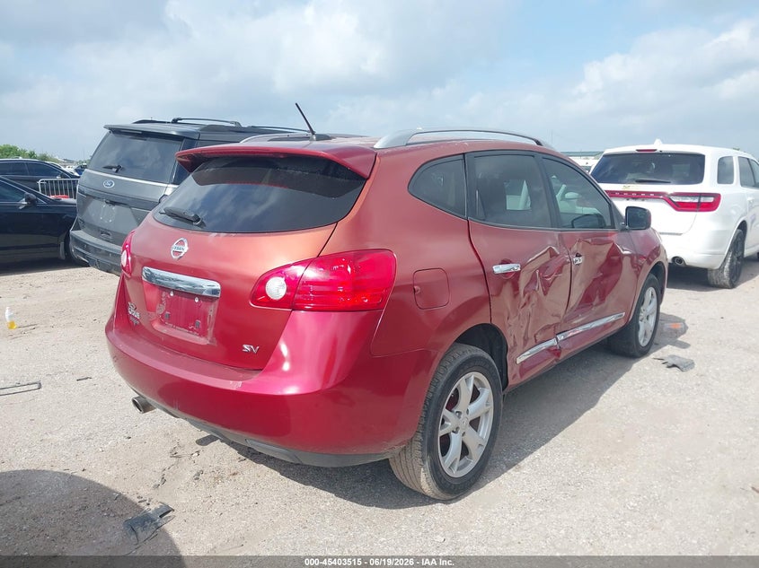 2011 Nissan Rogue VIN JN8AS5MT5BW167491 IAAI salvage auction — SIDE, Salvage (Texas), sold $325 on 2026-07-09 (photo 4)
