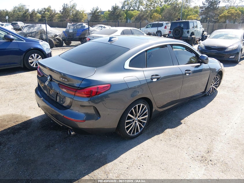 2021 BMW 2er VIN WBA53AK00M7H40676 IAAI salvage auction — FRONT END, Salvage Title, sold $3,800 on 2026-07-29 (photo 4)