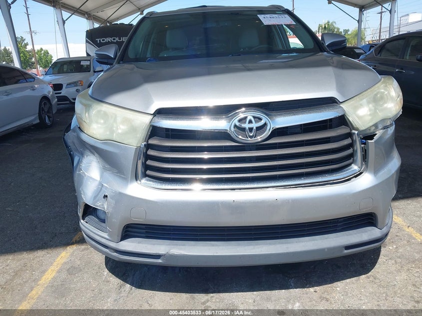 2016 Toyota Highlander VIN 5TDJKRFHXGS286026 IAAI salvage auction — SIDE, Salvage Title, sold $7,175 on 2026-07-14 (photo 6)