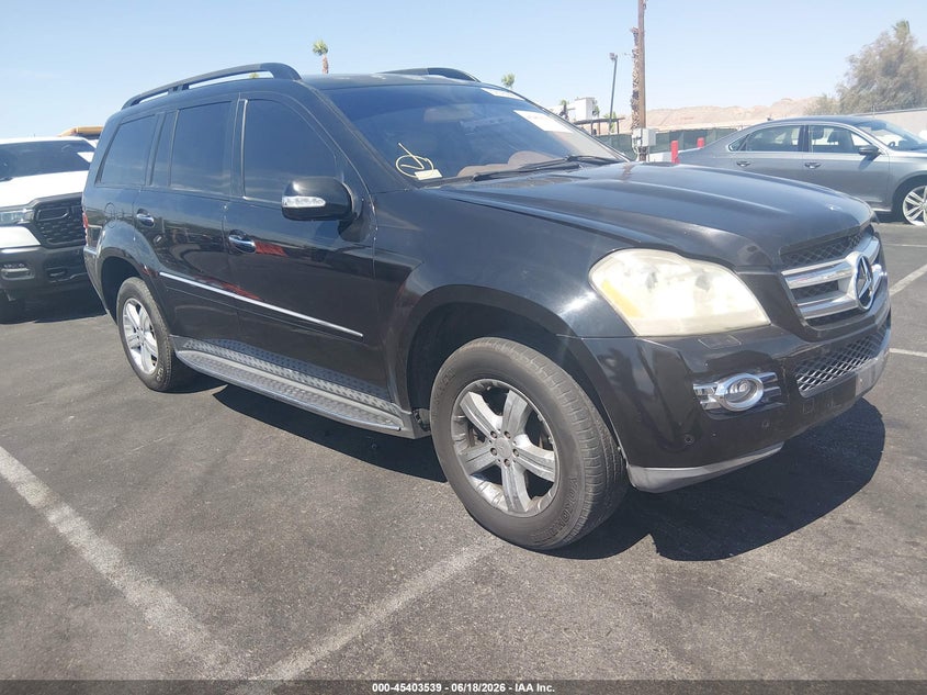 2007 Mercedes-benz Gl-klasse VIN 4JGBF71E97A280107 IAAI salvage auction — LEFT FRONT, Salvage (Nevada), sold $300 on 2026-07-18 (photo 1)