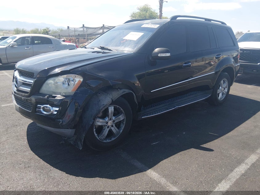 2007 Mercedes-benz Gl-klasse VIN 4JGBF71E97A280107 IAAI salvage auction — LEFT FRONT, Salvage (Nevada), sold $300 on 2026-07-18 (photo 2)