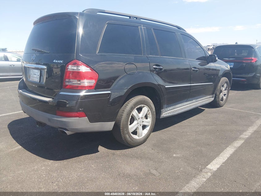 2007 Mercedes-benz Gl-klasse VIN 4JGBF71E97A280107 IAAI salvage auction — LEFT FRONT, Salvage (Nevada), sold $300 on 2026-07-18 (photo 4)
