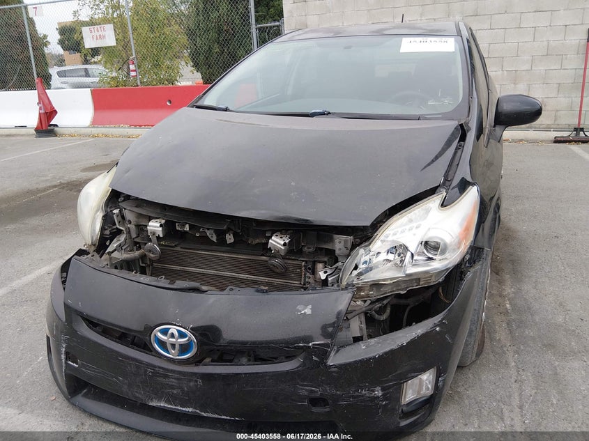 2010 Toyota Prius VIN JTDKN3DU4A0230134 IAAI salvage auction — FRONT END, Salvage (California), sold $575 on 2026-07-09 (photo 6)