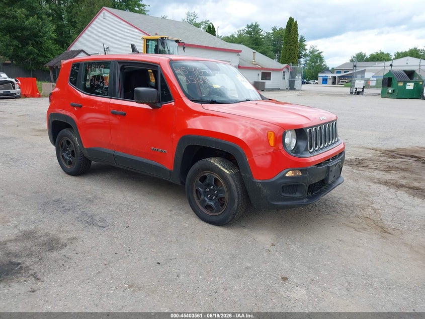 2018 Jeep Renegade VIN ZACCJBAB6JPJ06161 IAAI salvage auction — NORMAL WEAR, Sf97 (Maine), sold $575 on 2026-07-20 (photo 1)
