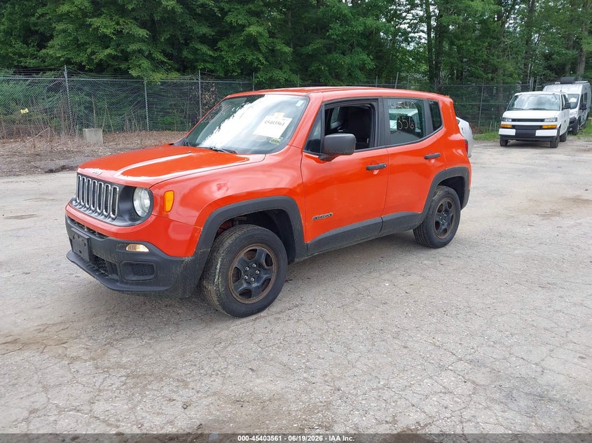 2018 Jeep Renegade VIN ZACCJBAB6JPJ06161 IAAI salvage auction — NORMAL WEAR, Sf97 (Maine), sold $575 on 2026-07-20 (photo 2)