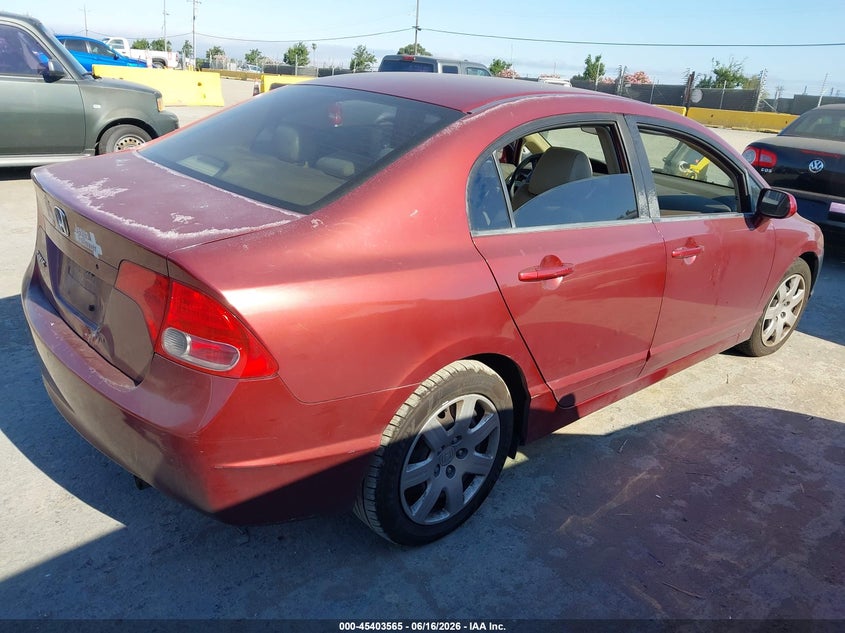 2007 Honda Civic VIN JHMFA16537S004198 IAAI salvage auction — NORMAL WEAR, Clear (Nevada), sold $375 on 2026-07-09 (photo 4)