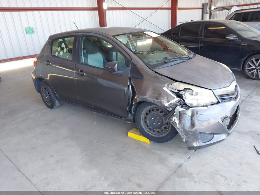 2014 Toyota Yaris VIN JTDKTUD34ED578825 IAAI salvage auction — NORMAL WEAR, Salvage (California), sold $1,100 on 2026-07-21 (photo 1)