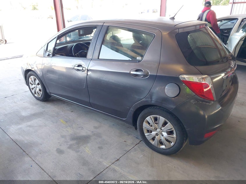 2014 Toyota Yaris VIN JTDKTUD34ED578825 IAAI salvage auction — NORMAL WEAR, Salvage (California), sold $1,100 on 2026-07-21 (photo 3)