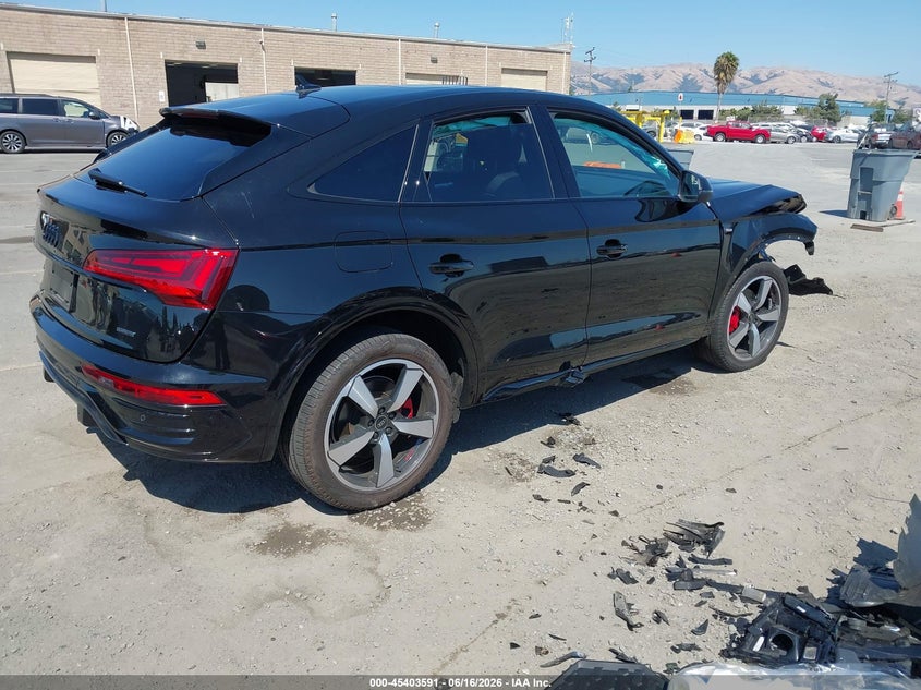 2024 Audi Q5 sportback VIN WA15AAFYXR2137755 IAAI salvage auction — FRONT END, Salvage (California), sold $6,650 on 2026-07-20 (photo 4)