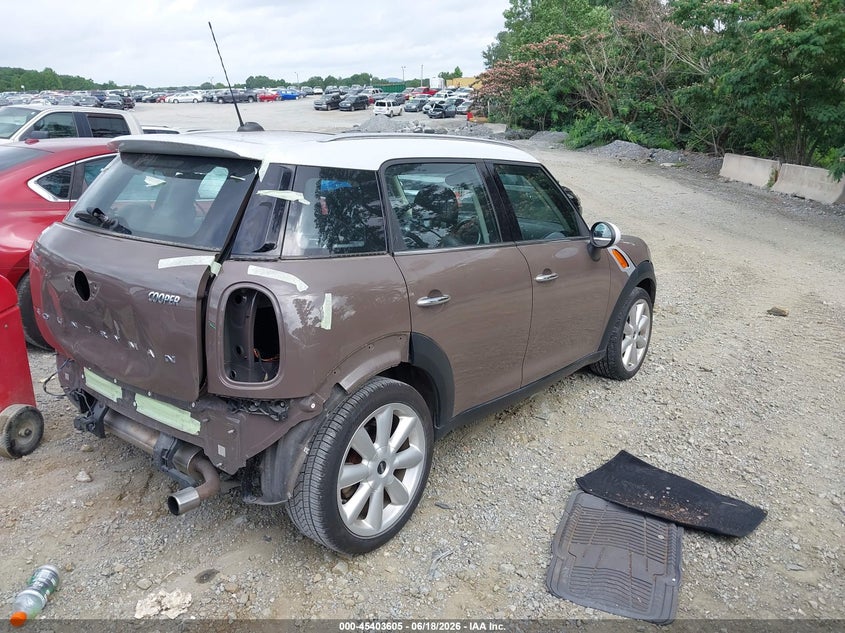 2015 Mini Countryman VIN WMWZB3C54FWR42940 IAAI salvage auction — REAR END, Salvage Title, sold $1,125 on 2026-08-04 (photo 4)
