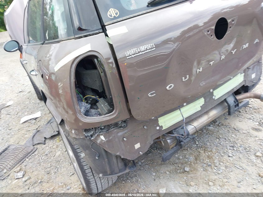 2015 Mini Countryman VIN WMWZB3C54FWR42940 IAAI salvage auction — REAR END, Salvage Title, sold $1,125 on 2026-08-04 (photo 6)
