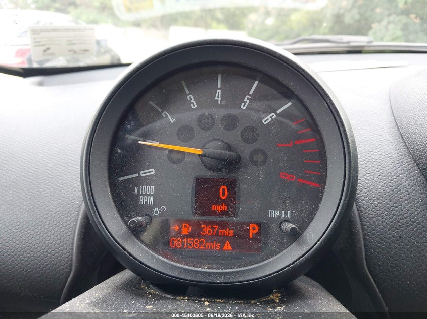 2015 Mini Countryman VIN WMWZB3C54FWR42940 IAAI salvage auction — REAR END, Salvage Title, sold $1,125 on 2026-08-04 (photo 7)