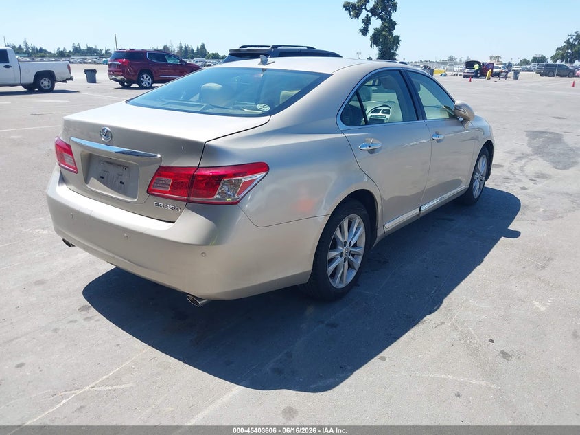2012 Lexus ES VIN JTHBK1EG8C2509789 IAAI salvage auction — NORMAL WEAR, Duplicate Paperwork (California), sold $800 on 2026-07-14 (photo 4)