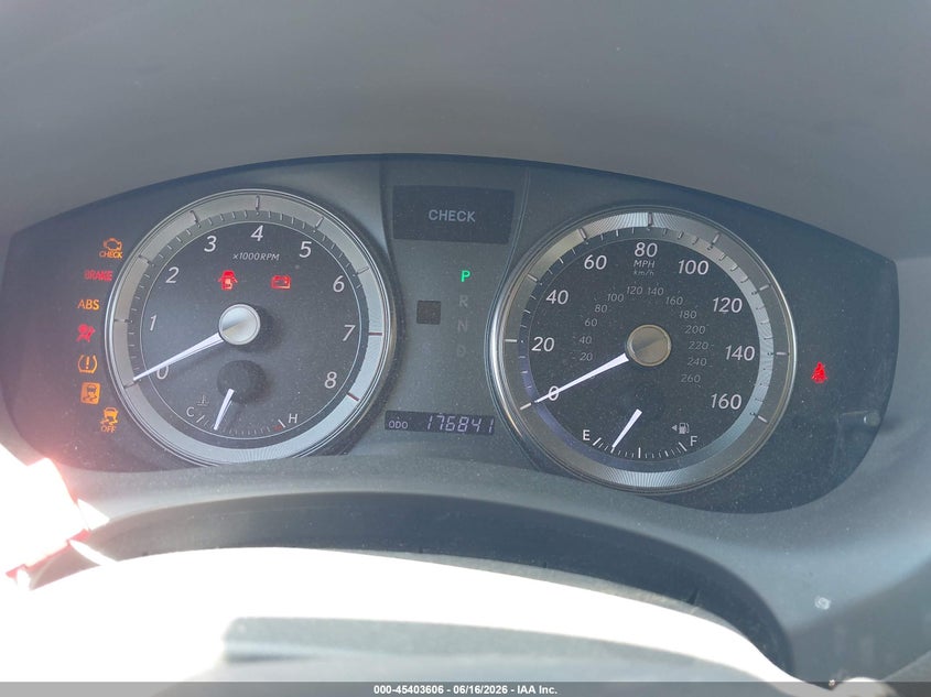 2012 Lexus ES VIN JTHBK1EG8C2509789 IAAI salvage auction — NORMAL WEAR, Duplicate Paperwork (California), sold $800 on 2026-07-14 (photo 7)