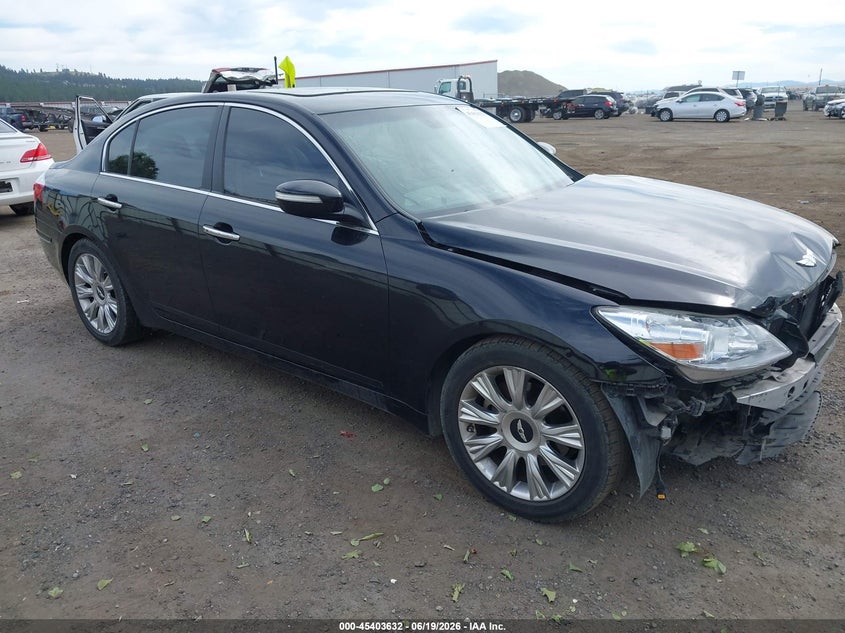 2011 Hyundai Genesis VIN KMHGC4DE7BU143246 IAAI salvage auction — FRONT END, Bill Of Sale (Washington), sold $550 on 2026-07-14 (photo 1)