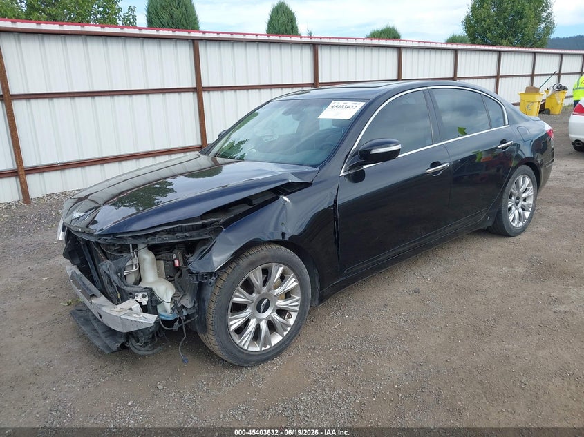 2011 Hyundai Genesis VIN KMHGC4DE7BU143246 IAAI salvage auction — FRONT END, Bill Of Sale (Washington), sold $550 on 2026-07-14 (photo 2)