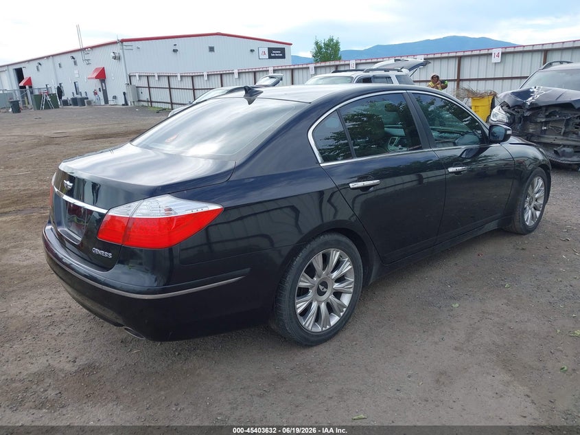 2011 Hyundai Genesis VIN KMHGC4DE7BU143246 IAAI salvage auction — FRONT END, Bill Of Sale (Washington), sold $550 on 2026-07-14 (photo 4)