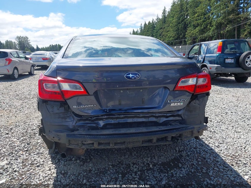 2016 Subaru LEGACY VIN 4S3BNAA6XG3040632 IAAI salvage auction — REAR END, Salvage Title, sold $1,600 on 2026-07-22 (photo 6)