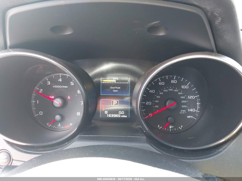 2016 Subaru LEGACY VIN 4S3BNAA6XG3040632 IAAI salvage auction — REAR END, Salvage Title, sold $1,600 on 2026-07-22 (photo 7)