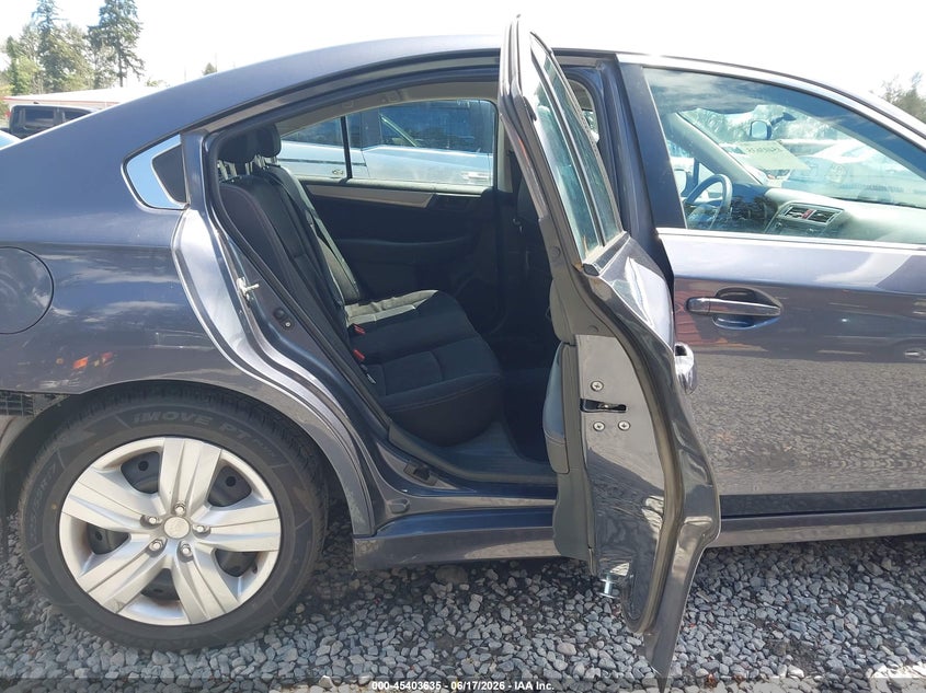 2016 Subaru LEGACY VIN 4S3BNAA6XG3040632 IAAI salvage auction — REAR END, Salvage Title, sold $1,600 on 2026-07-22 (photo 8)
