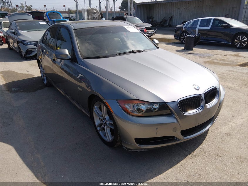 2009 BMW 3 series VIN WBAPH73529A173286 IAAI salvage auction — LEFT SIDE, Salvage (California), sold $450 on 2026-07-15 (photo 1)