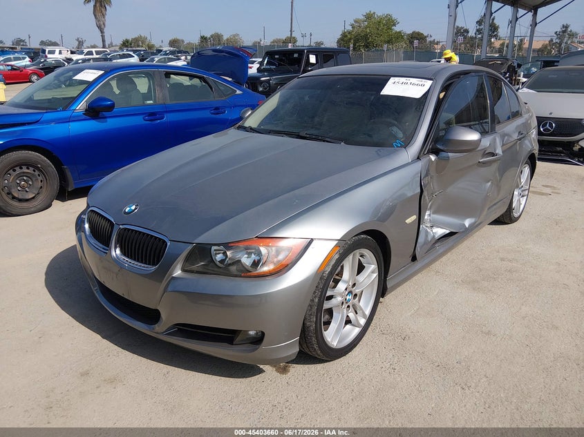 2009 BMW 3 series VIN WBAPH73529A173286 IAAI salvage auction — LEFT SIDE, Salvage (California), sold $450 on 2026-07-15 (photo 2)