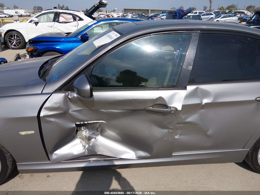 2009 BMW 3 series VIN WBAPH73529A173286 IAAI salvage auction — LEFT SIDE, Salvage (California), sold $450 on 2026-07-15 (photo 6)