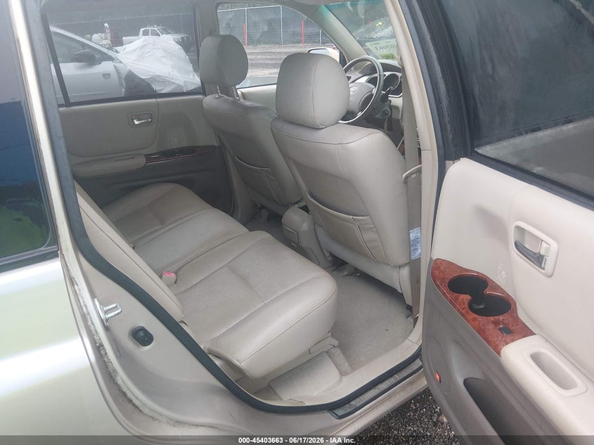 2005 Toyota Highlander VIN JTEDP21A850065861 IAAI salvage auction — LEFT SIDE, Salvage (South Carolina), sold $150 on 2026-07-22 (photo 8)