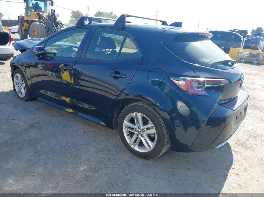 2021 Toyota Corolla VIN JTND4MBE0M3117020 IAAI salvage auction — FRONT & REAR, Salvage (California), sold $900 on 2026-07-30 (photo 3)