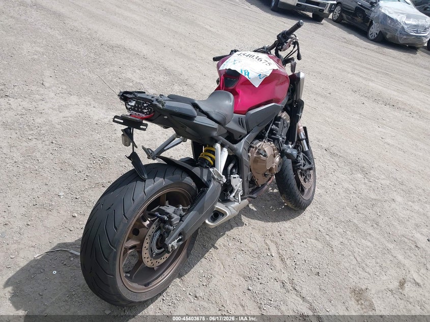 2019 Honda VIN MLHRH0257K5000122 IAAI salvage auction — FRONT & REAR, Salvage Title, sold $1,400 on 2026-08-01 (photo 4)