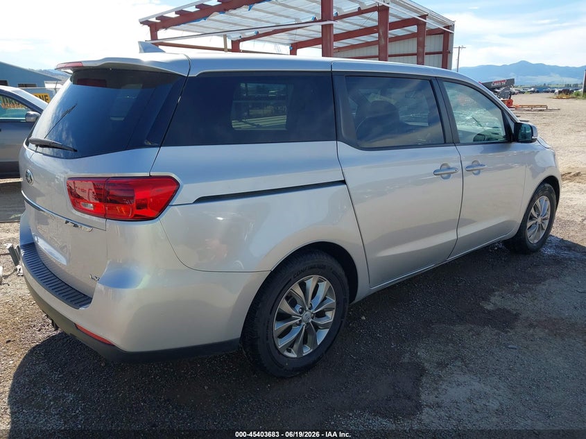2021 Kia SEDONA VIN KNDMB5C13M6667645 IAAI salvage auction — FRONT END, Salvage Title, sold $2,400 on 2026-08-01 (photo 4)