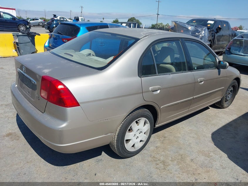 2002 Honda Civic VIN JHMES26782S003203 IAAI salvage auction — NORMAL WEAR, Clear - Dealer Only (California), sold $375 on 2026-07-09 (photo 4)