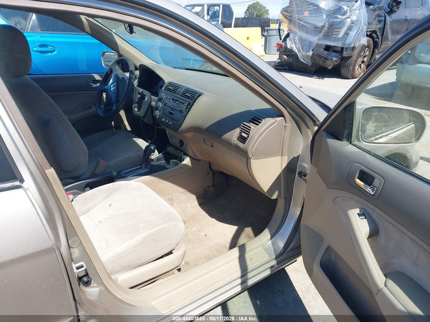 2002 Honda Civic VIN JHMES26782S003203 IAAI salvage auction — NORMAL WEAR, Clear - Dealer Only (California), sold $375 on 2026-07-09 (photo 5)