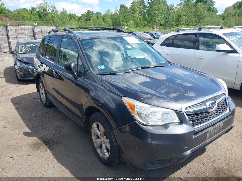 2014 Subaru Forester VIN JF2SJAECXEH438839 IAAI salvage auction — NORMAL WEAR, Original (Vermont), sold $1,050 on 2026-07-17 (photo 6)