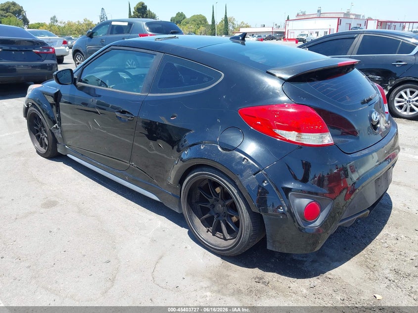 2015 Hyundai Veloster VIN KMHTC6AE3FU241159 IAAI salvage auction — NORMAL WEAR, Salvage Title, sold $525 on 2026-07-30 (photo 3)