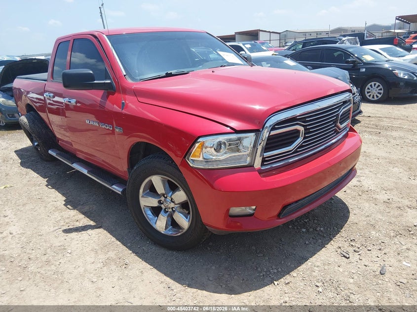2012 Ram 1500 VIN 1C6RD7FT8CS142263 IAAI salvage auction — SIDE, Wait Title, sold $1,900 on 2026-08-13 (photo 1)