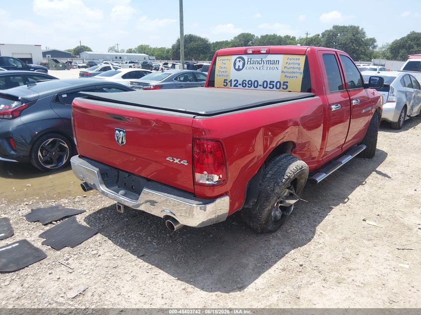 2012 Ram 1500 VIN 1C6RD7FT8CS142263 IAAI salvage auction — SIDE, Wait Title, sold $1,900 on 2026-08-13 (photo 4)