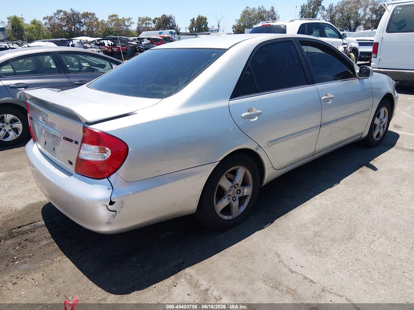 2003 Toyota Camry VIN 4T1BF32K03U058769 IAAI salvage auction — NORMAL WEAR, Clear - Dealer Only (California), sold $550 on 2026-07-09 (photo 4)