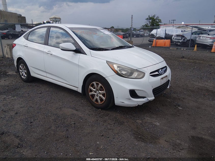 2012 Hyundai Accent VIN KMHCT4AE5CU261686 IAAI salvage auction — FRONT & REAR, Salvage (Idaho), sold $350 on 2026-07-13 (photo 1)