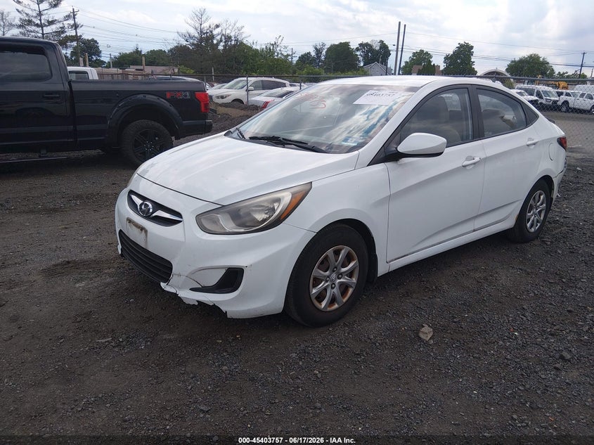 2012 Hyundai Accent VIN KMHCT4AE5CU261686 IAAI salvage auction — FRONT & REAR, Salvage (Idaho), sold $350 on 2026-07-13 (photo 2)