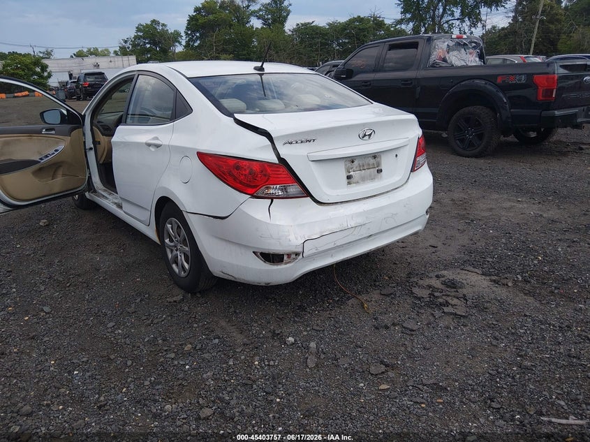 2012 Hyundai Accent VIN KMHCT4AE5CU261686 IAAI salvage auction — FRONT & REAR, Salvage (Idaho), sold $350 on 2026-07-13 (photo 6)